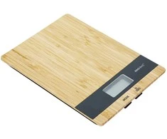 Virtuvinės svarstyklės Waga Svarstyklės Bambukinės virtuvės svarstyklės, 5kg, „Kinghoff“