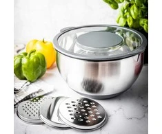 King Hoff DAUGIAFUNKCINIS VIRTUVĖS DUBENIS SU DARŽOVŲ TRINVO FUNKCIJA 24CM 5L 5 ELEMENTAI. KINGHOFF KH-1862