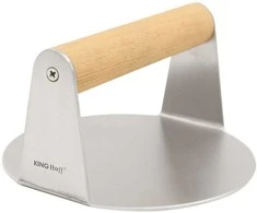 Praska Kinghoff Kh-1878 nerūdijančio plieno mėsainių presas, skersmuo 14cm