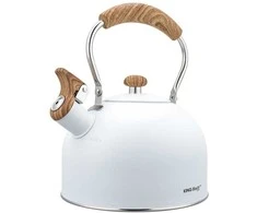 King Hoff Plieninis virdulys 2,5 L INDUKCINIS KINGHOFF KH-1860 Matinis Baltas