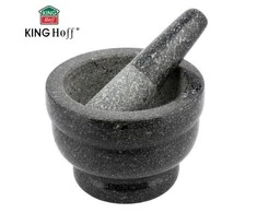 King Hoff Moździerz Skiedinys, akmenų rinkinys po 2, skersmuo 14x10cm kinghoff