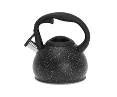 King Hoff Virdulys, Virdulys su sieteliu, plieno, 1,2 l, juodo marmuro, Kinghoff