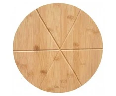 King Hoff Deska „Kinghoff“ bambukinė picos lenta, 35 cm skersmens