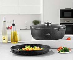 Klausberg BRYTFANNA su marmurową powłoką 8.0L 38cm 3 EL. ZILNER ZL-1112