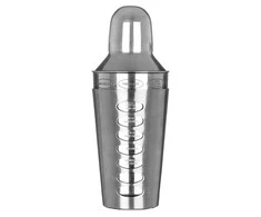 King Hoff Shaker Plaktuvė su gėrimų receptais, plieninė, 0,6 l „Kinghoff“