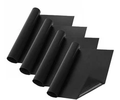 KOMPLET 4 MAT DO GRILLA BBQ 40 X 30 CM MATY NIEPRZYWIERAJĄCE PTFE BRUNBESTE BB-3367