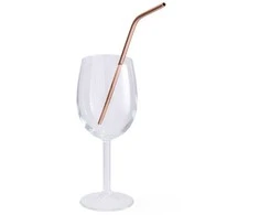 KOMPLET METALOWYCH SŁOMEK DO PICIA 6 ELEMENTÓW BERLINGER HAUS ROSE GOLD BH-2982