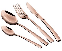 KOMPLET SZTUĆCÓW 24 EL. BŁYSZCZĄCE BERLINGER HAUS ROSE GOLD BH-2637