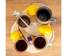 Dekoracja Domu Puodeliai keraminė 270 ml 4 vnt.