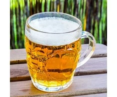 Kadax Orion Alaus stiklinė 500 ml - storas stiklas, patogus rankenas