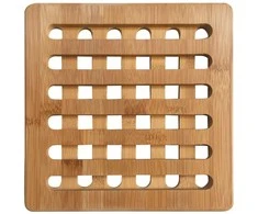 King Hoff Kvadratinių PAGRINDŲ SU BAMBUKU RINKINYS 20cm KINGHOFF KH-1216