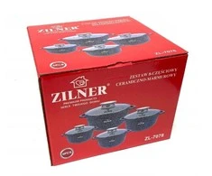 Zilner Marmurinis puodas su dangčiu 6,8l / 28cm