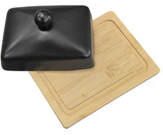 Maselniczka Brunbeste MASELNICZKA CERAMICZNA Z BAMBUSOWĄ PODSTAWKĄ BRUNBESTE BB-4502
