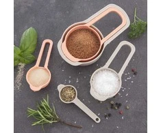 Excellent Houseware Orion virtuvės matavimo puodeliai 5 vnt. – 125 ml, 85 ml, 60 ml, 15 ml, 7.5 ml