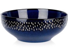 Siaki Collection Siaki Keraminė salotų dubuo 25 cm 2,8 L tamsiai mėlynas