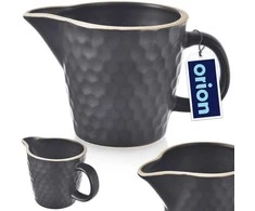 Orion keraminis pieno ąsotėlis 100 ml, juodas