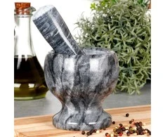Granito prieskonių trintuvas su grūstuvu Vilde 11 cm