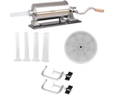 Mėsmalė Nadziewarka Dešrų kimštuvas, 5kg talpos, horizontalus, nerūdijančio plieno, Klausberg, kb-7929
