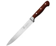 Viengubas virtuvinis peilis daržovėms pjaustyti, 20 cm, plieno, aštrus BRUNBESTE BB-3764