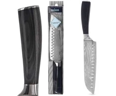 Orion Santoku peilis 31 cm, Damasko plienas, ergonomiška rankena
