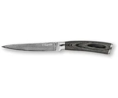 NÓŻ UNIWERSALNY 15CM ZE STALI DAMASCEŃSKIEJ POJEDYNCZY KUCHENNY MAESTRO MR-1481