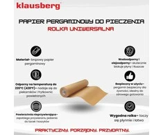 Papier Kepimo popierius, rudas, 10 m/38 cm, Klausberg, kb-7902