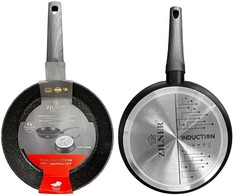 20 cm keptuvė SU MARMURO DANGA IR PILNAS INDUKCINIS DUGNIS ZILNER ZL-561