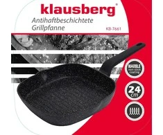 Keptuvė Keptuvė, juodo marmuro, 24 cm skersmens, Klausberg