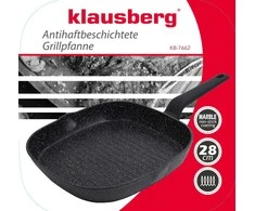 PATELNIA GRILLOWA Z POWŁOKĄ MARMUROWĄ 28CM KLAUSBERG KB-7662