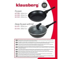 Keptuvė, śr.28cm, juoda klausberg