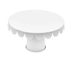 LĖkštė TORTAMS AR SAUSAINIAMS 22cm BRUNBESTE BB-2726 BALTA