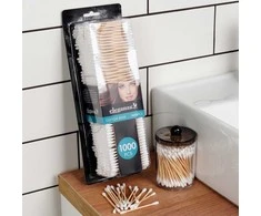 Home Styling Collection Eleganza kosmetiniai lazdelės, 1000 vnt. bambuko ir medvilnės