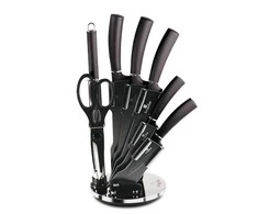 PEILIŲ RINKINYS STOVĖJE 8 VNT. BERLINGER HAUS METALLIC LINE Carbon Pro BH-2685