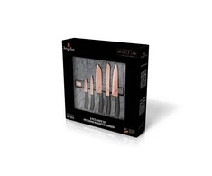 PEILIŲ RINKINYS SU MAGNETINIU AŠMENIU 6 vnt. BERLINGER HAUS ROSE GOLD BH-2614