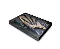 PEILIŲ RINKINYS SU SĖDYNĖMIS 6 vnt. BERLINGER HAUS METALLIC EMERALD LINE BH-2551