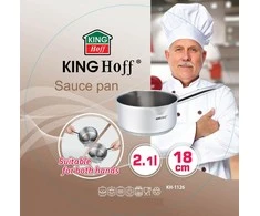 King Hoff Kaistuvas Puodas, plieno, skersmuo 18 cm, 2,1 l, kinghoff