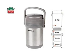 King Hoff TERMOSAS KINGHOFF 1,5L + 3 DĖŽUTĖS KH-4075