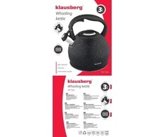 King Hoff Virdulys, Tradicinis virdulys 3 l, juodas marmuras, Klausberg