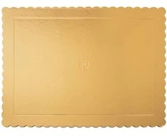 Emkl Orion Torto padėkliukas stačiakampio formos 40x30 cm auksinis