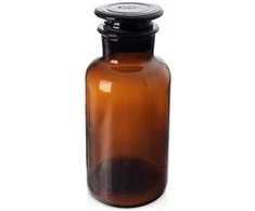 Lumarko Orion Stiklinė butelis Retro 500 ml ruda stiklas su kamščiu