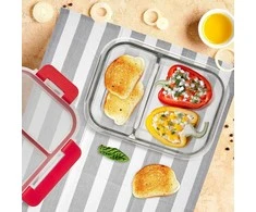 Excellent Houseware Orion Stiklinis maisto indas su dangčiu ir sandarinimu, 950 ml