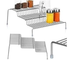 Storage Solutions Storage Solution Virtuvės Lentynos 3-Niveaus 28x26x11 cm - Metalinė Lentyna Prieskoniams ir Priedams