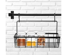 Orion Virtuvės lentyna RADKA 30x10,5x17cm metalinė juoda