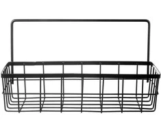 Orion Virtuvės lentyna RADKA 30x10,5x17cm metalinė juoda