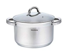 Puodas Plieninis puodas, 20 cm skersmens, 3,5 l, Klausberg