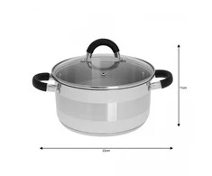 King Hoff Puodas Kinghoff plieno puodas, 22 cm skersmens, 4 l talpos