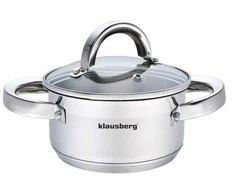 Puodas Plieninis puodas, 14 cm skersmens, 1 l, Klausberg