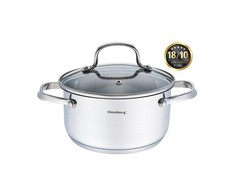 Puodas su pokrywą, stal śr.16cm 1,8l klausberg