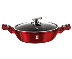 PUODAS 3,8L 28CM BERLINGER HAUS METALLIC BURGUNDY LINE BH-1263