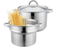 Inne Agd Puodas DO GOTOWANIA MAKARONU 7.5L 24CM 3 EL. KLAUSBERG KB-7738